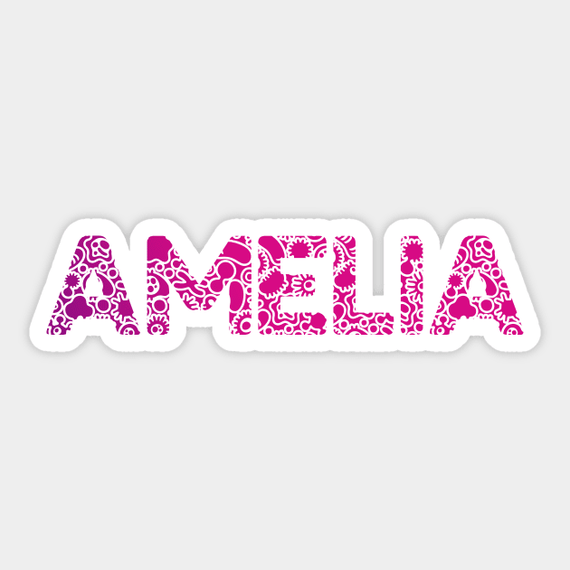 AMELIA NAME Sticker by YourStyleB